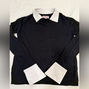 Laurie Felt Monochrome Collared Top